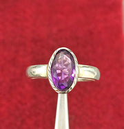 SILVER RING FOR ZODIAC SIGN CAPRICORN AND AQUARIUS FOR MEN